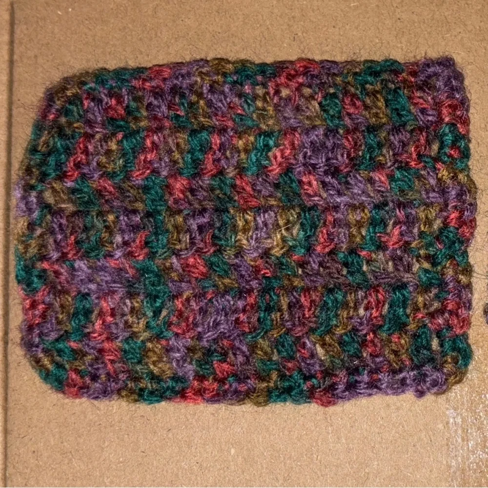 Handmade Dollhouse Throw Blanket and Pillow 1:12 scale - Picture 3 of 3